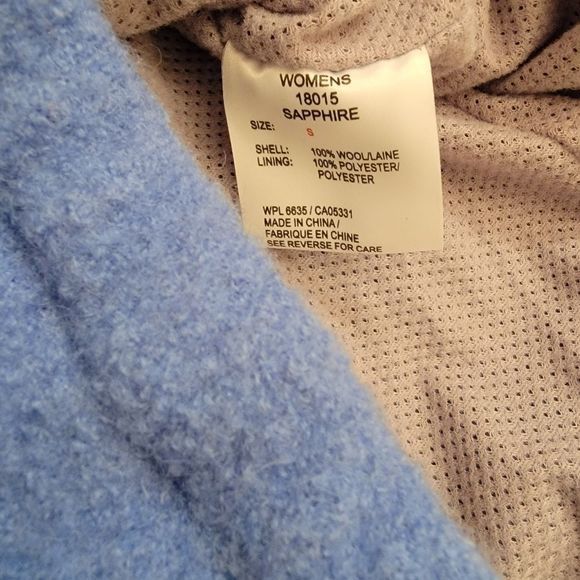 Woolrich wool vest sapphire size small - Picture 6 of 7